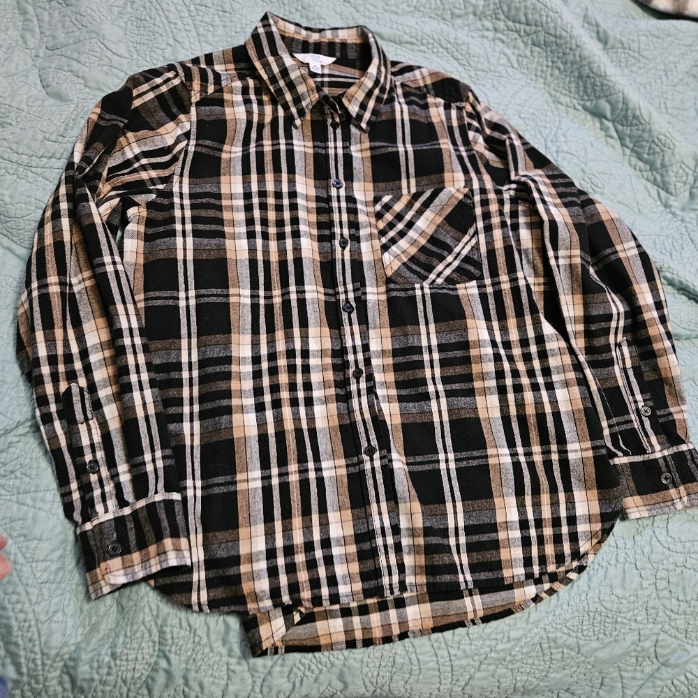 Flannel Plaid Shirt
